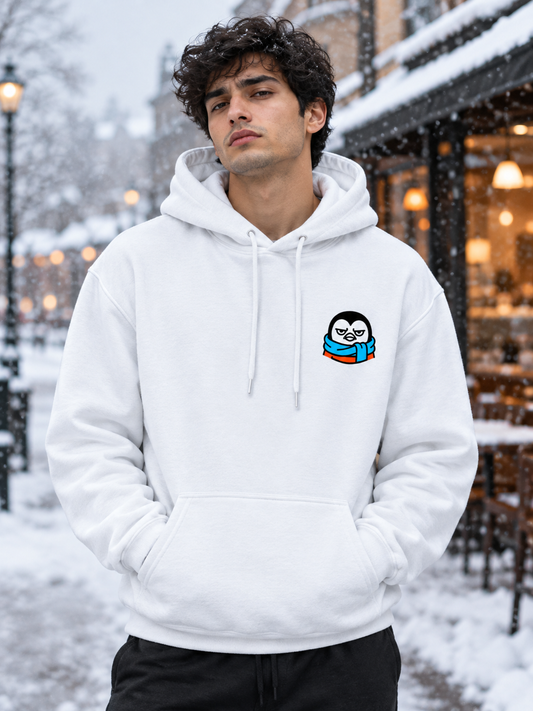 Penguin In Blanket Hoodie