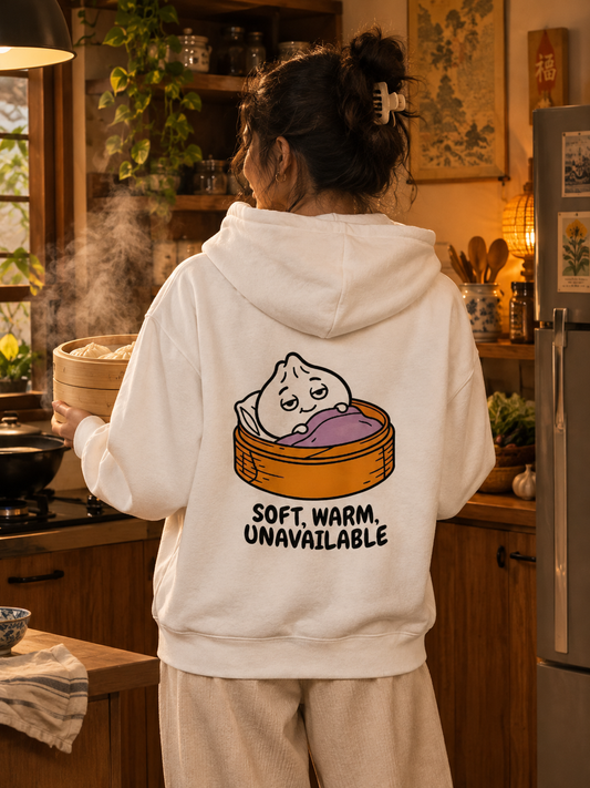 Momos Printed Zip Hoodie
