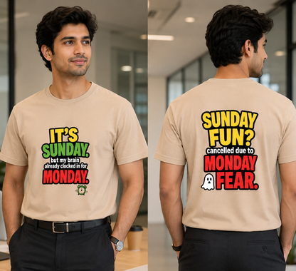 Front & Back Print Funny Office Tee |Relatable Tee |  Weekend Humor Graphic Tee