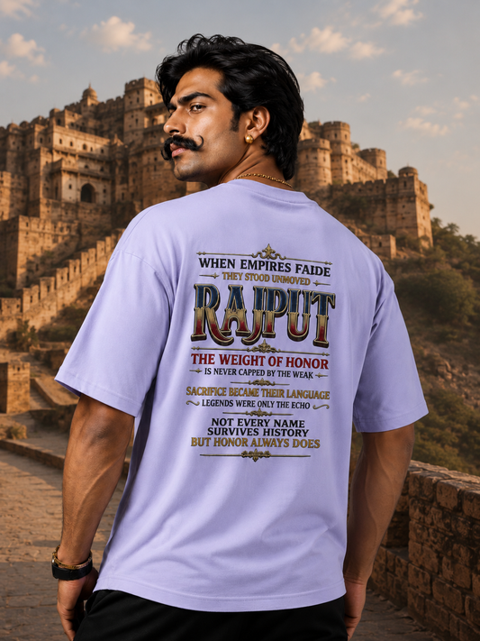 Rajput Honor Oversized T-Shirt | Front & Back Print
