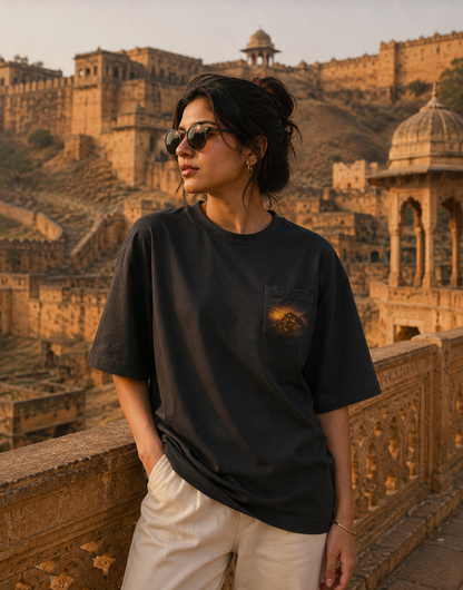 Sunset Mountain Pocket Tshirt | Fort Graphic Tee