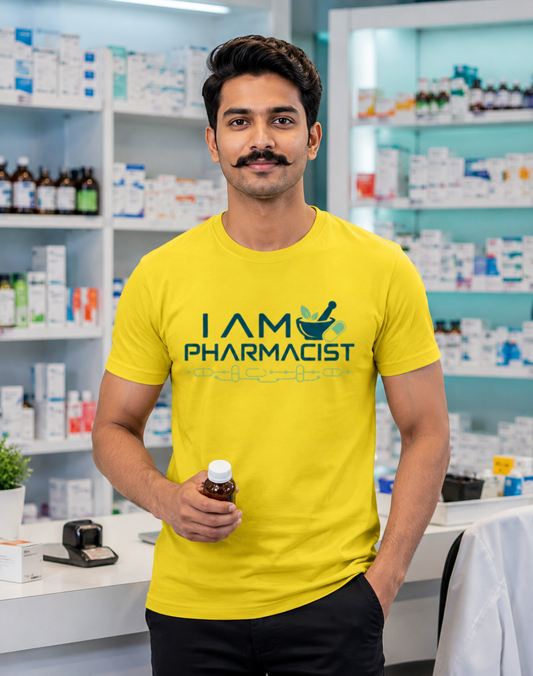 I Am Pharmacist Cotton Regular Tee |  NERR Streetwear