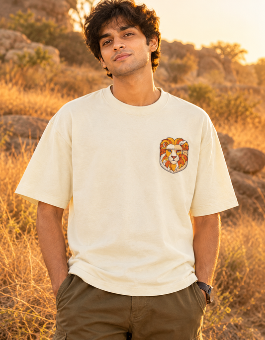 Lion Pocket Print Tee