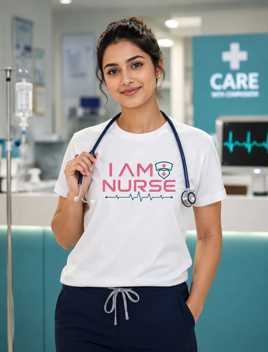I Am Nurse Cotton Regular Tee | NERR Streetwear