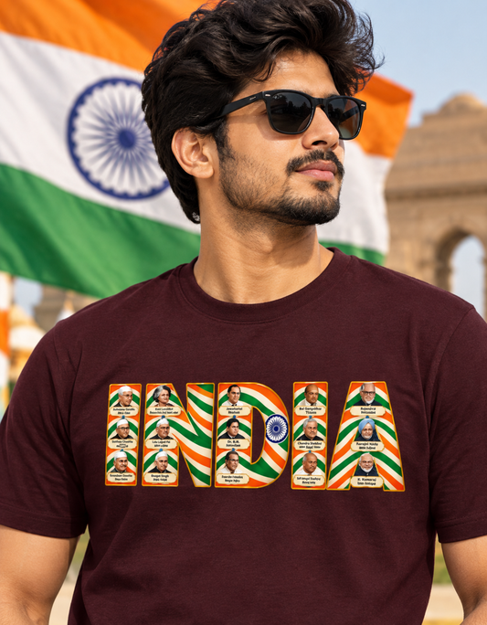 India Prime Minister Printed Oversized Unisex Tee