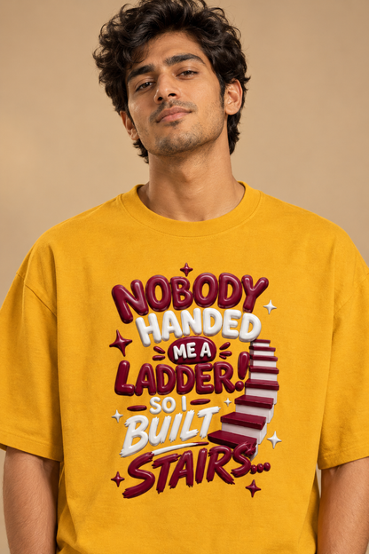 Motivational Graphic Oversized Tshirt | Premium Cotton Graphic Tee