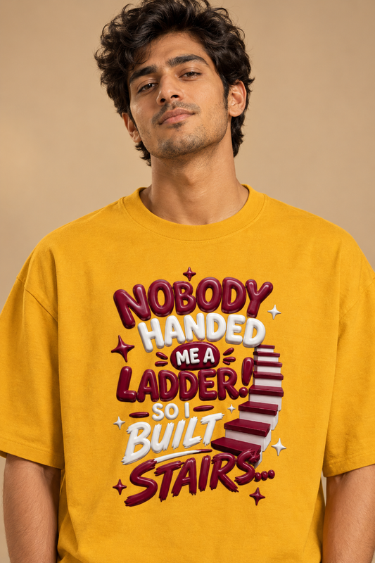 Motivational Graphic Oversized Tshirt | Premium Cotton Graphic Tee
