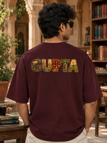Gupta Printed ( no thread work) Oversized Tee