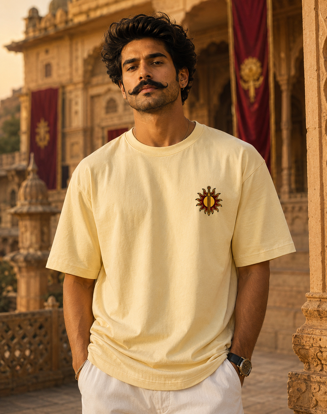 Chauhan Oversized Rajput Warrior Tee