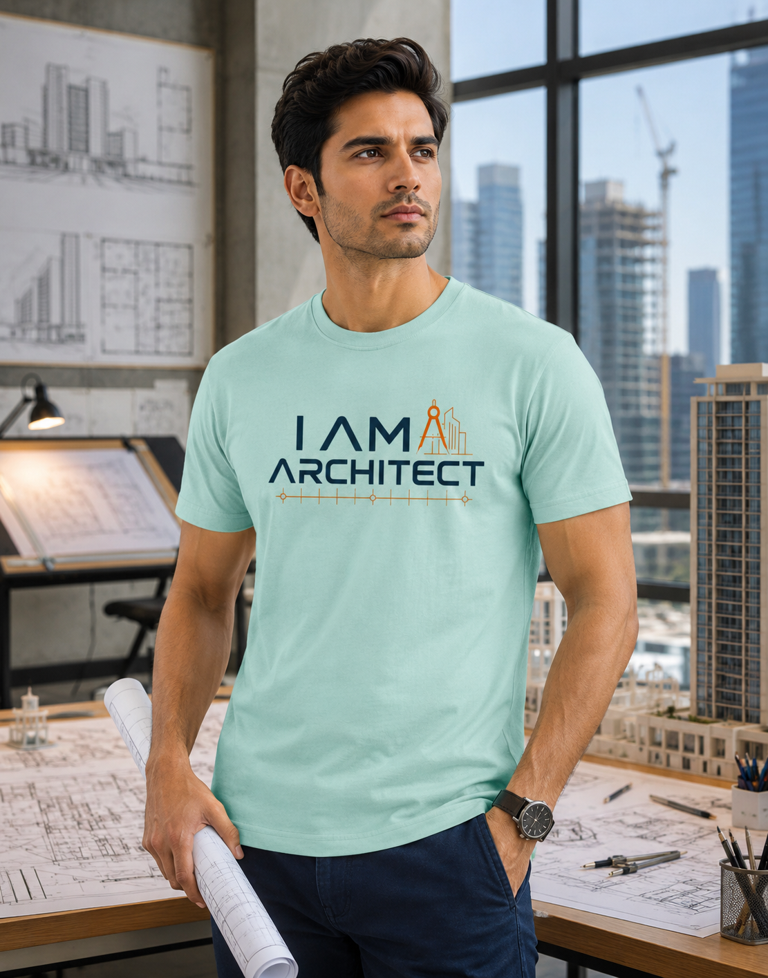 I Am Architect Cotton Regular Tee| NERR Streetwear