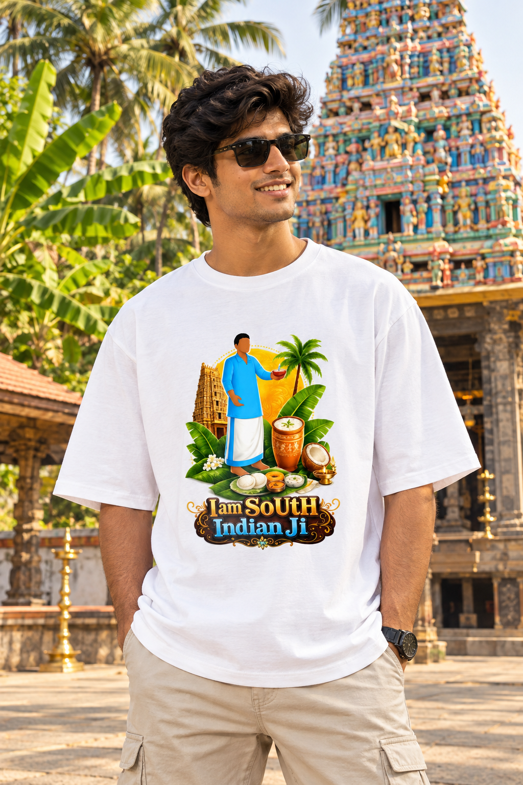 I Am South Indian Unisex Oversized Classic T-Shirt
