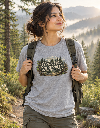 Trust the Journey T-Shirt | Nature Graphic Tee | unisex T shirt