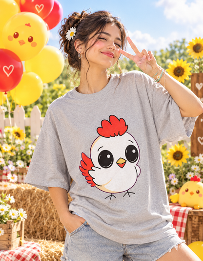 Oversized Cartoon T-Shirt For Women | Premium Streetwear