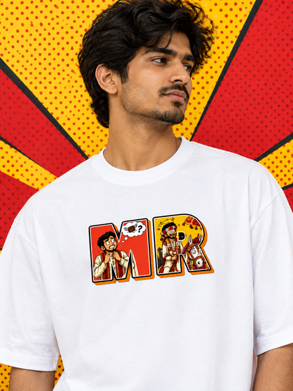 Funny MR Printed Oversized Unisex Tee
