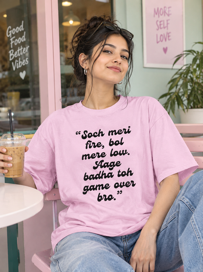 Oversized T-Shirt to Show Attitude