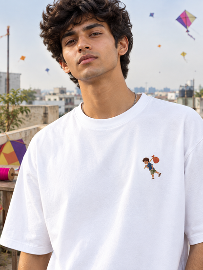 Traveller Printed ( no thread work) Graphic Oversized Tee
