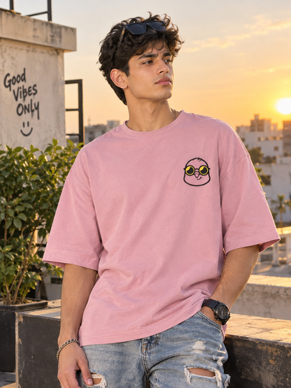 Chill Bird Sunglasses Drop Shoulder Oversized Tshirt