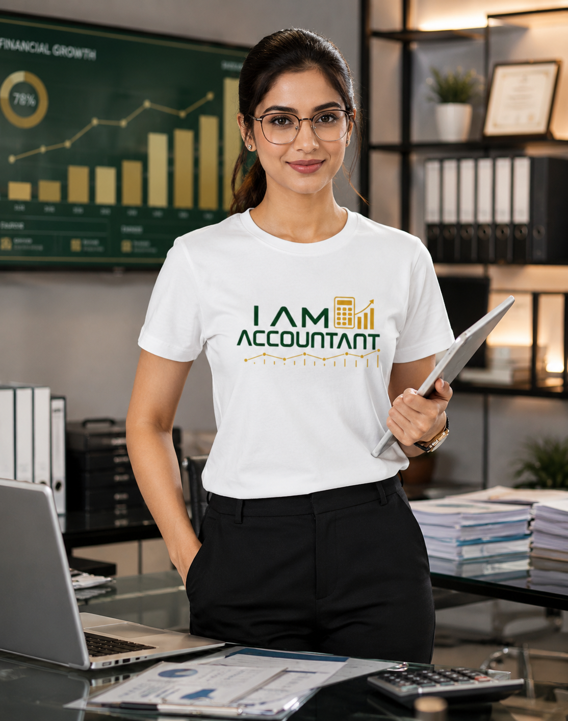 I Am Accountant Cotton Regular Tee | NERR Streetwear