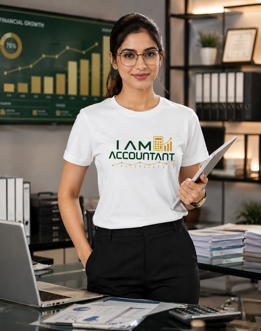 I Am Accountant Cotton Regular Tee | NERR Streetwear