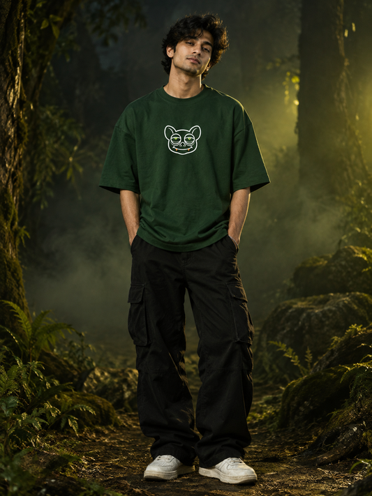 Sleepy Goblin Drop Shoulder Oversized Tee