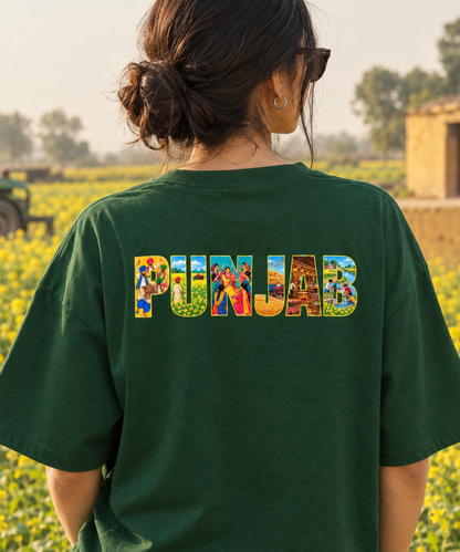 Punjab Printed Oversized Unisex Tee