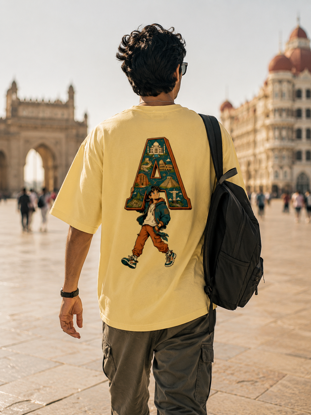 Alphabet Series - Letter A Oversized T-Shirt