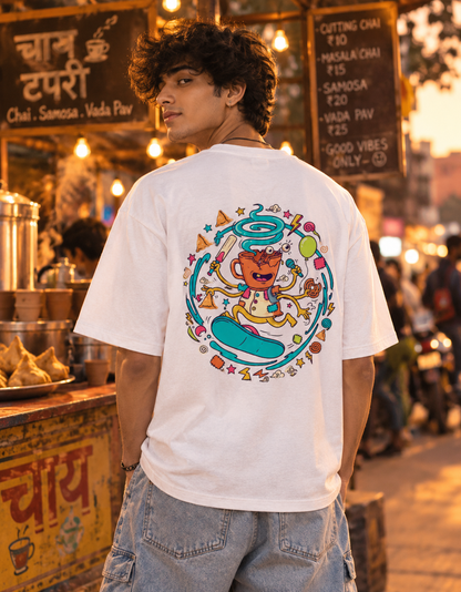 Kulhad Cartoon Pocket Printed Tee