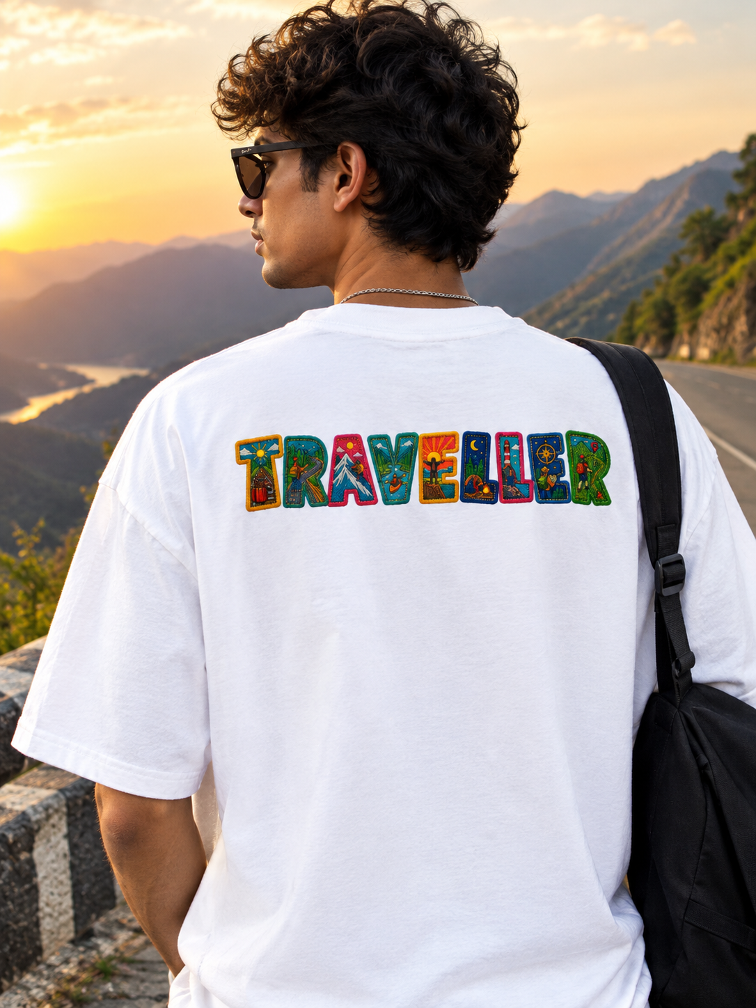 Traveller Printed ( no thread work) Graphic Oversized Tee