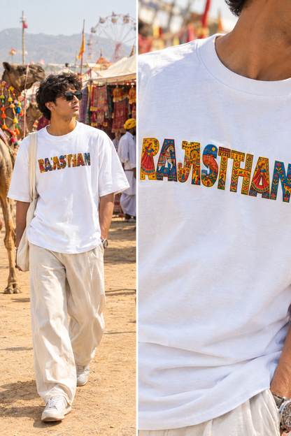 Rajasthan Cultural Oversized Unisex Tee
