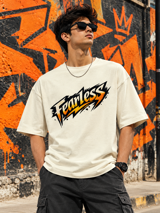 Fearless Oversized Cotton Tshirt