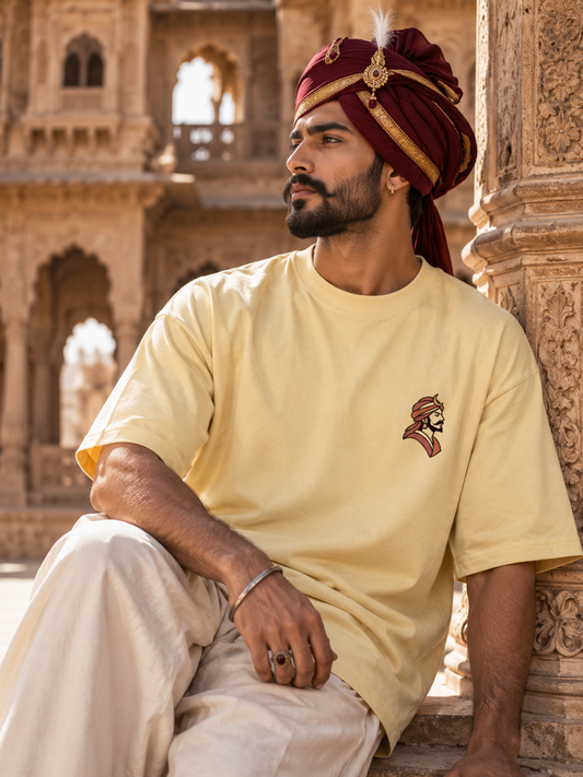Chandravanshi Oversized Tshirt | Rajput Warrior Tee