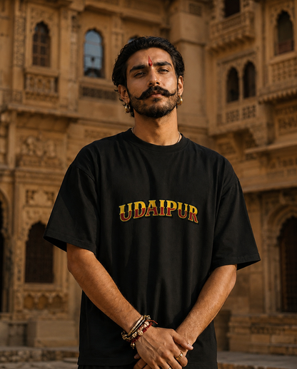 Udaipur Royal Sunset Front & Back Print Regional Premium Streetwear