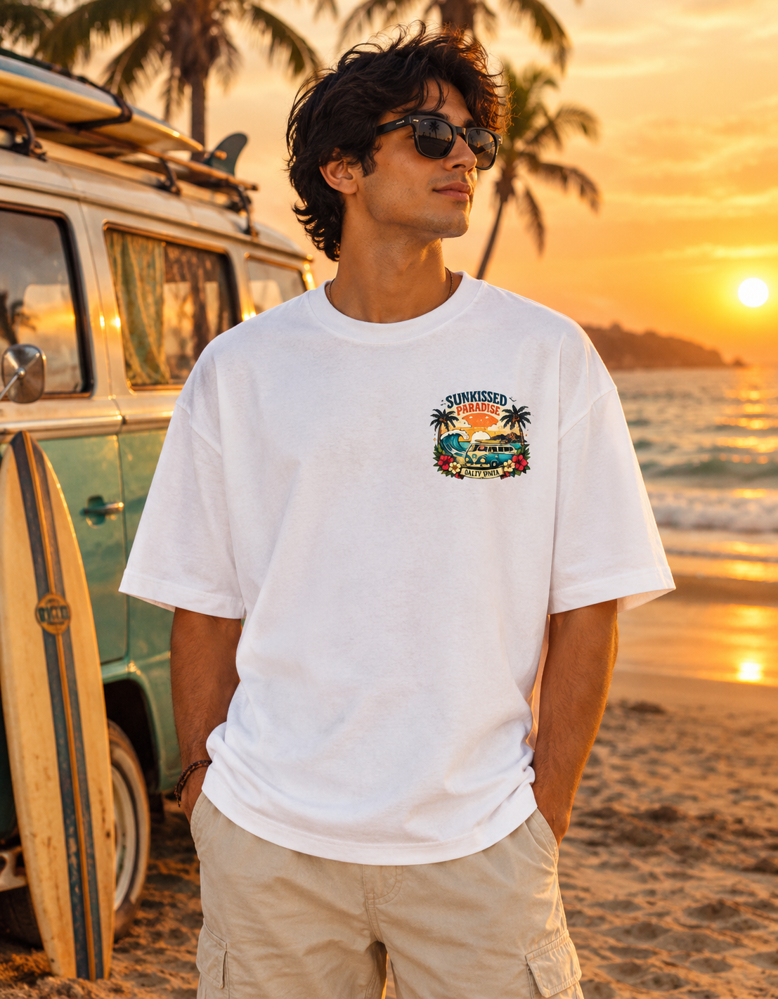 Sunkissed Paradise Unisex Tshirt | Summer Vibe Tshirt