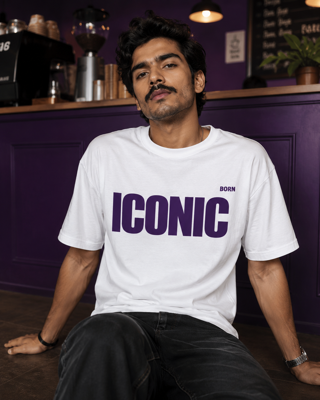 Iconic Born Confidence Statement Tee