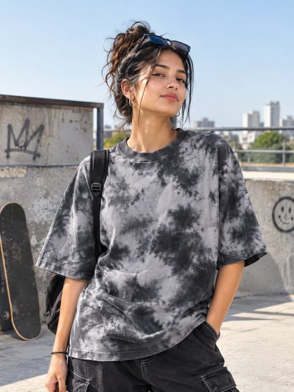 Unisex Acid Washed Oversized Tee