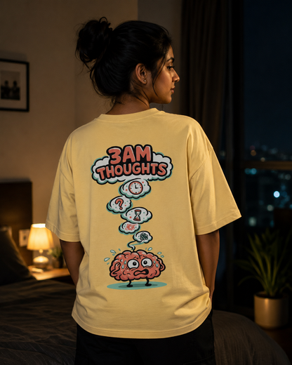 Related Cartoon Brain Meme Tee | Anxious Mind Meme Tee