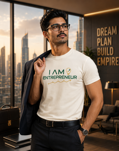 I Am Enterpreneur Cotton Regular Tee | NERR Streetwear
