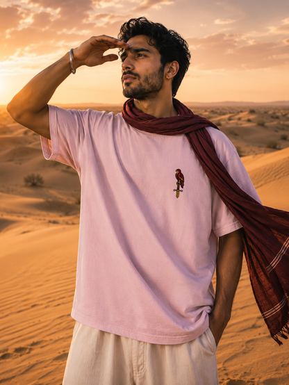 Front & Back Printed Rathore Oversized T-Shirt