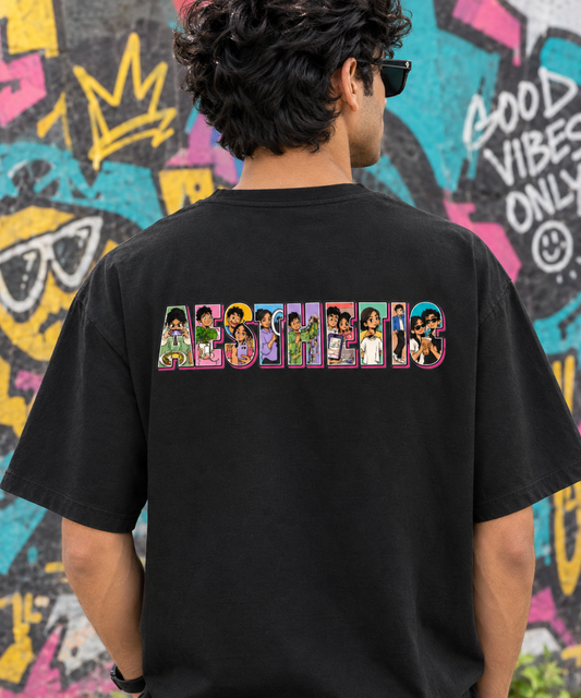 Aesthetic Printed Oversized Unisex Tee
